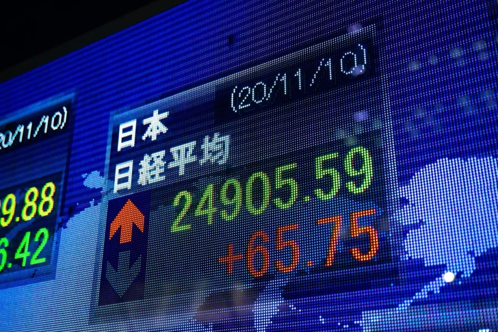 代表的な株価指数のイメージ