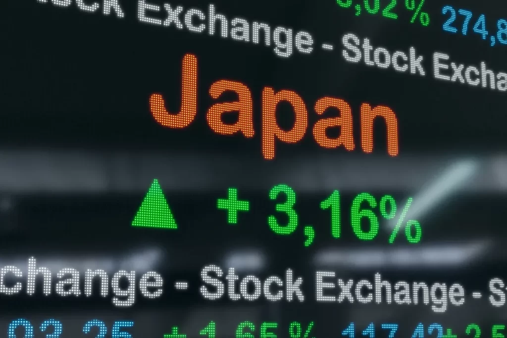 日本株が上がっているイメージ