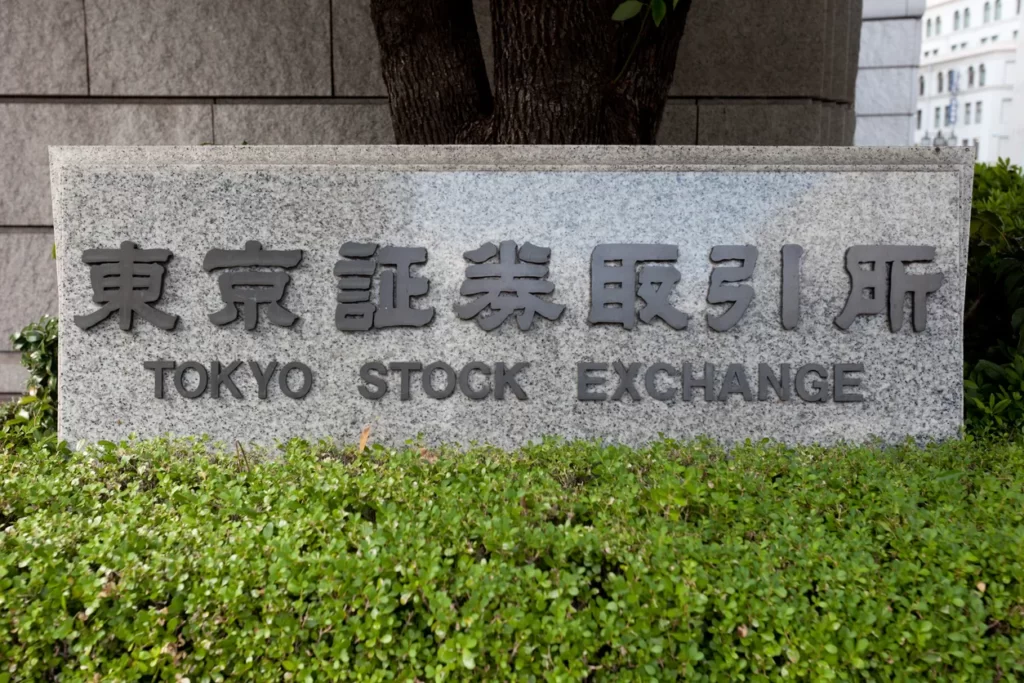 東京証券取引所のイメージ