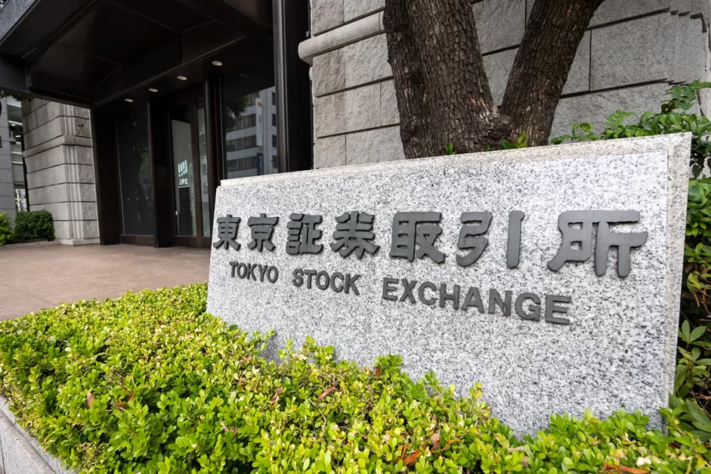 東京証券取引所のイメージ