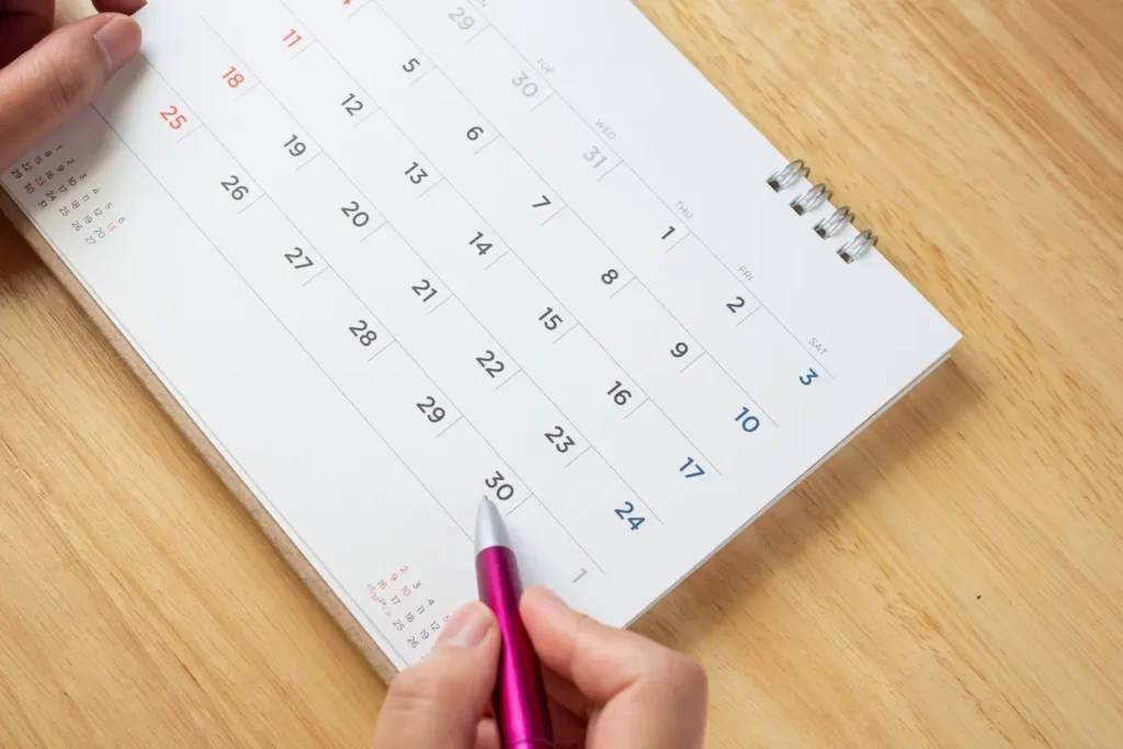 配当金はいつもらえるのイメージ