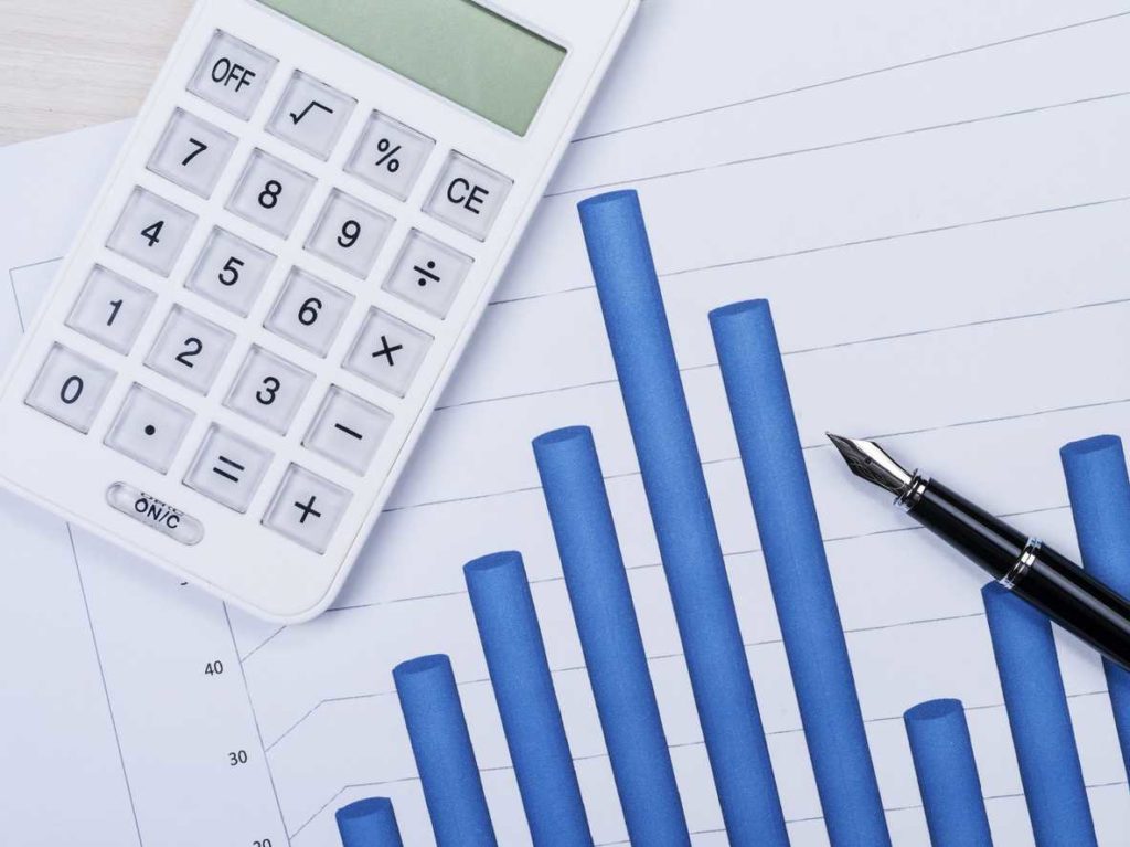 企業の業績のイメージ