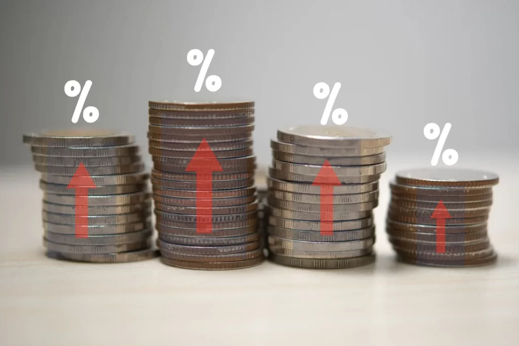 三井住友フィナンシャルグループの配当利回りと配当性向のイメージ