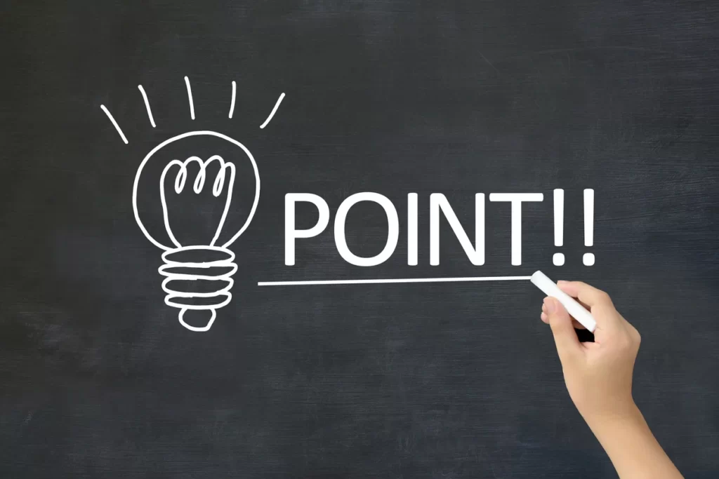 3つのポイントのイメージ